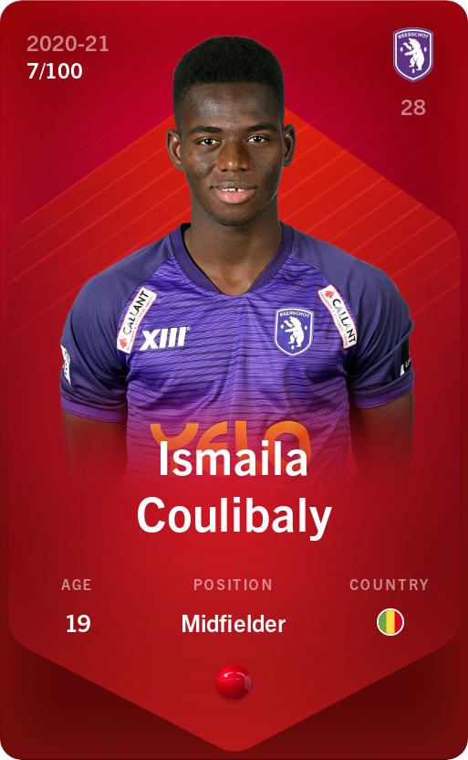 Sorare - Sorare Official - Ismaila Coulibaly 2020-21 • Rare 7/100 - NFT # 18770946877175936743945249525741913802435502243998284148050742377861470658750