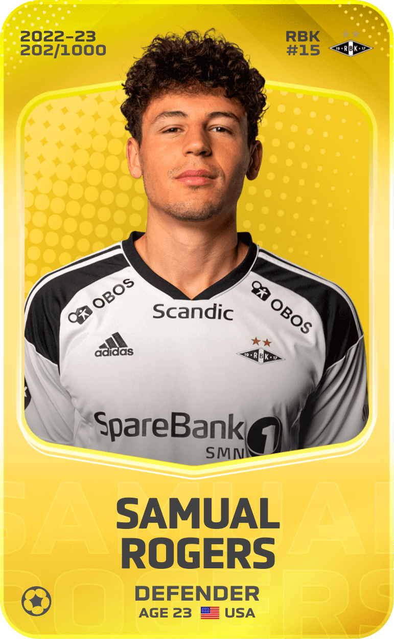 Samual Rogers 2022-23 • Limited 202/1000