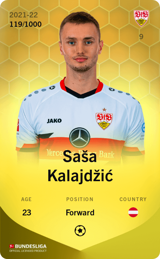 Saša Kalajdžić 2021-22 • Limited 119/1000