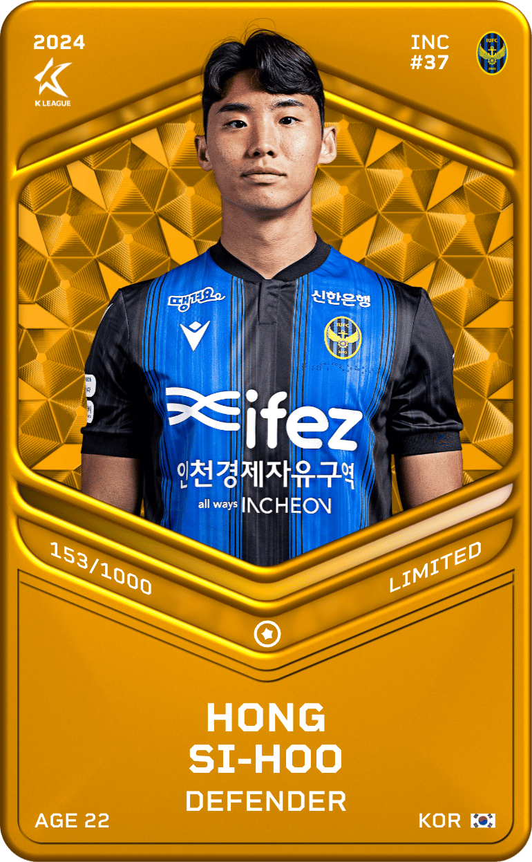 Hong Si-Hoo 2024-25 • Limited 153/1000