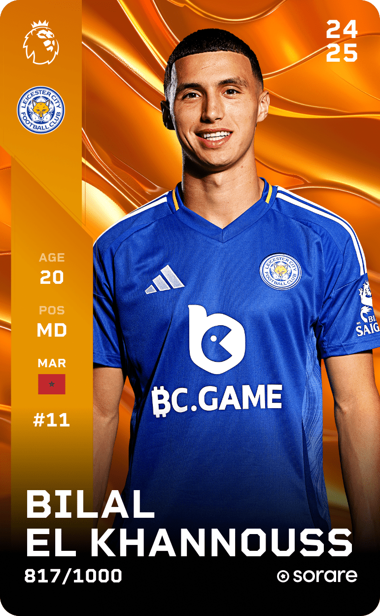 Bilal El Khannous 2024-25 • Limited 817/1000