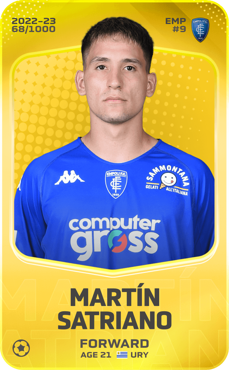 Martín Satriano 2022-23 • Limited 68/1000