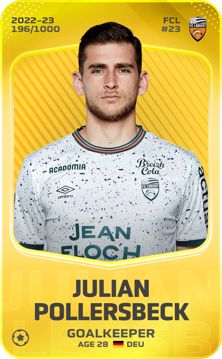 Julian Pollersbeck 2022-23 • Limited 196/1000