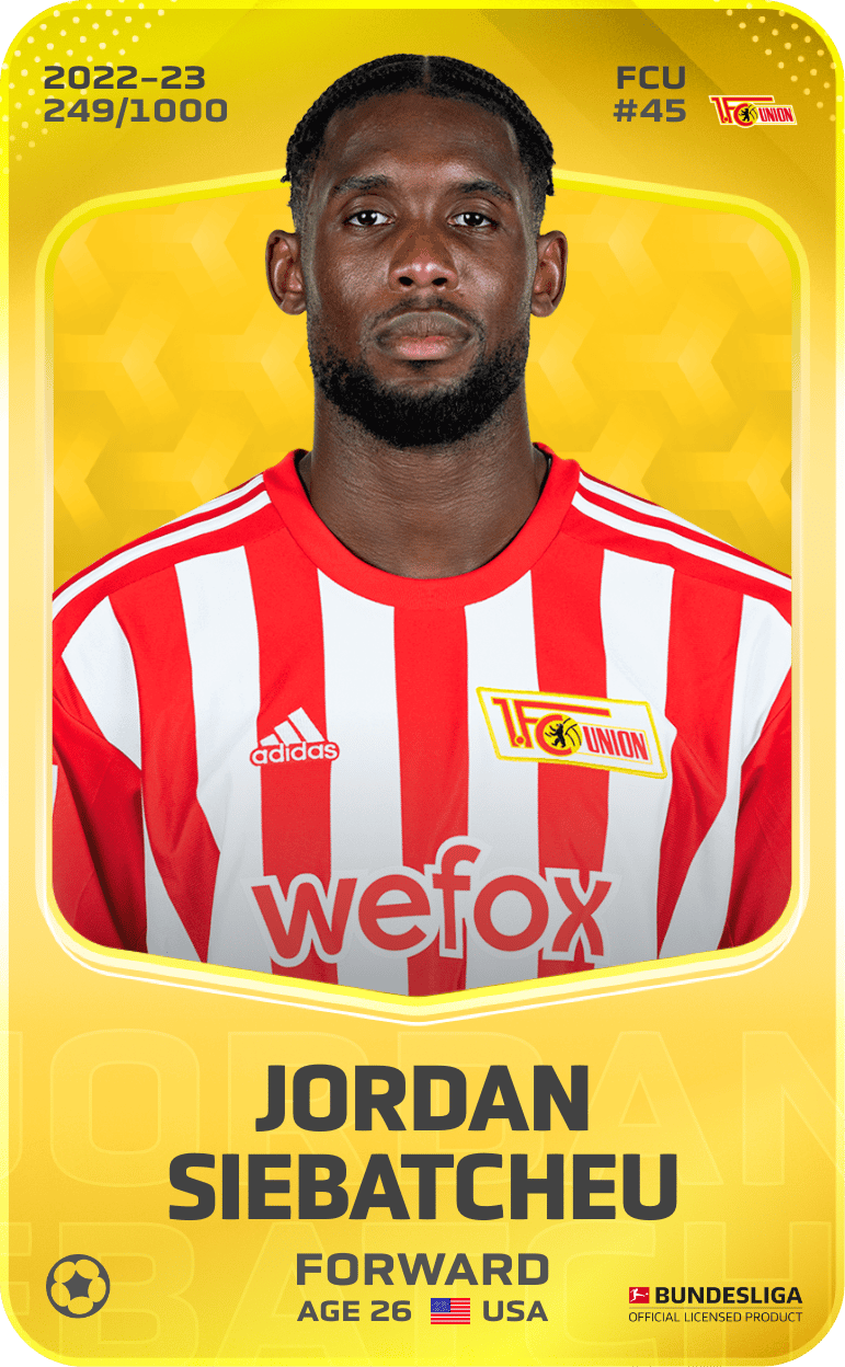 Jordan Siebatcheu 2022-23 • Limited 249/1000