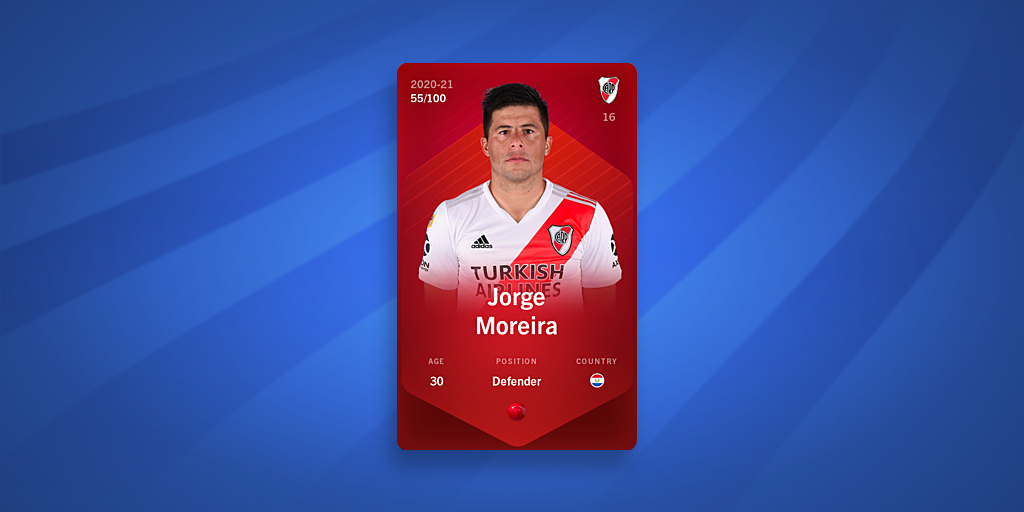 Jorge Moreira 21 Rare 55 100