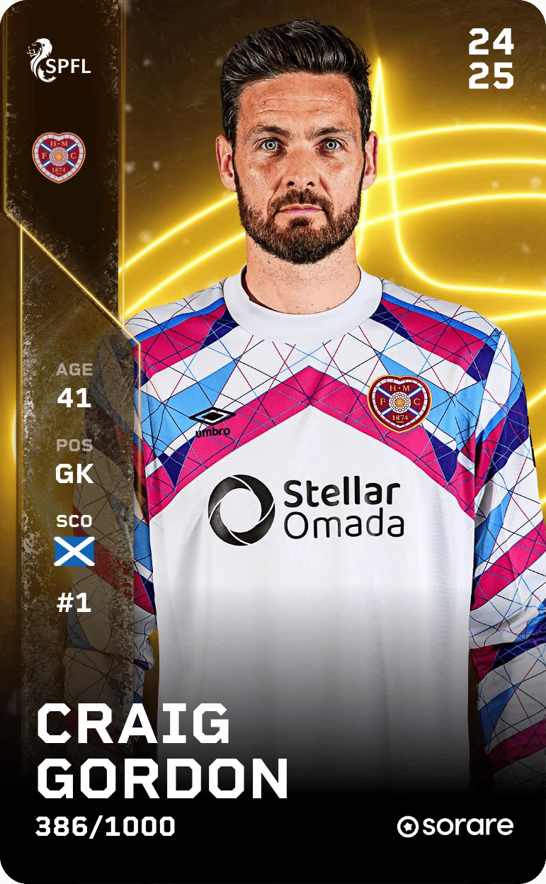 Craig Gordon 2024-25 • Limited 386/1000