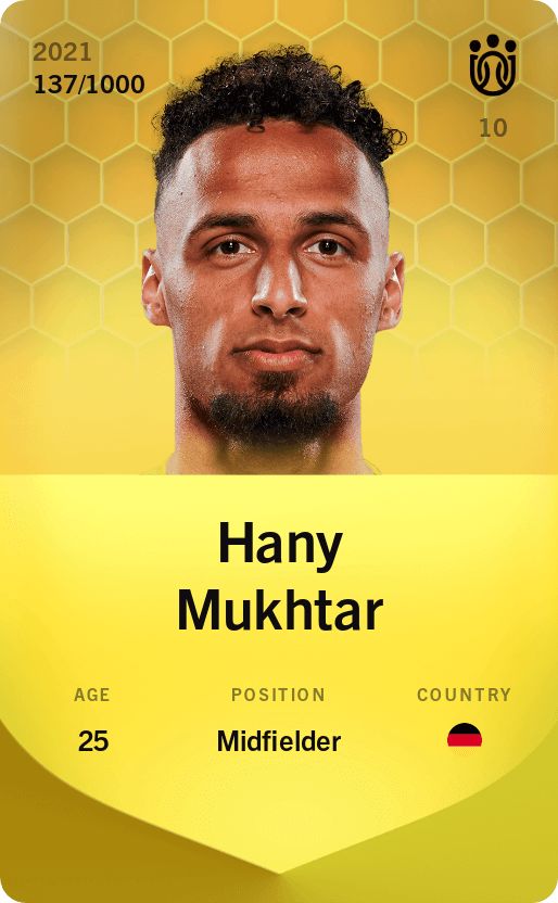 Hany Mukhtar 2021-22 • Limited 137/1000