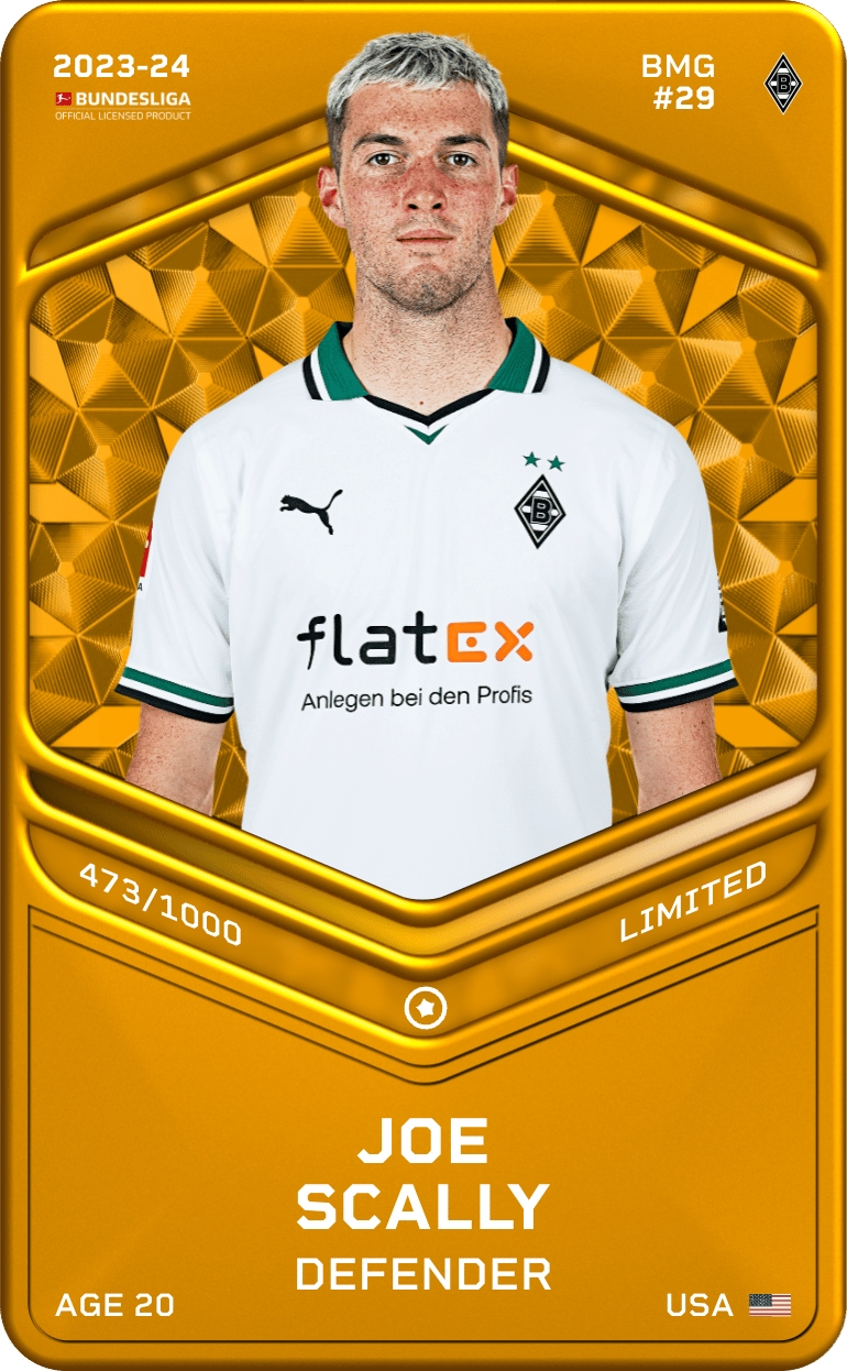 Joe Scally 2023-24 • Limited 473/1000