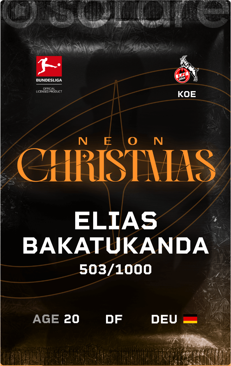 Elias Bakatukanda 2024-25 • Limited 503/1000