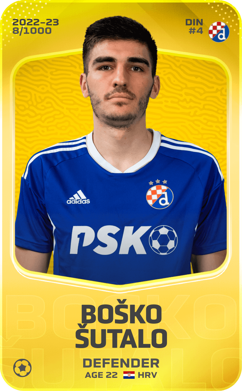 Boško Šutalo 2022-23 • Limited 8/1000