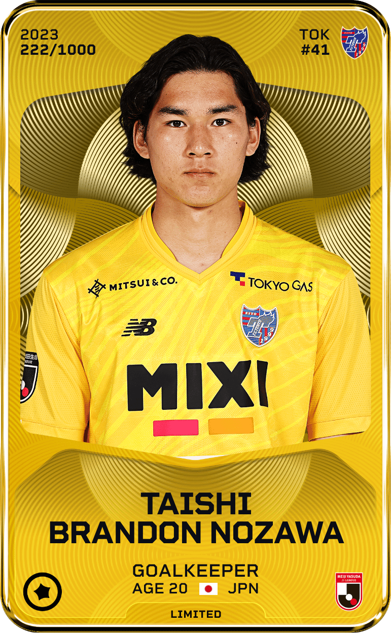 Taishi Brandon Nozawa 2023-24 • Limited 222/1000