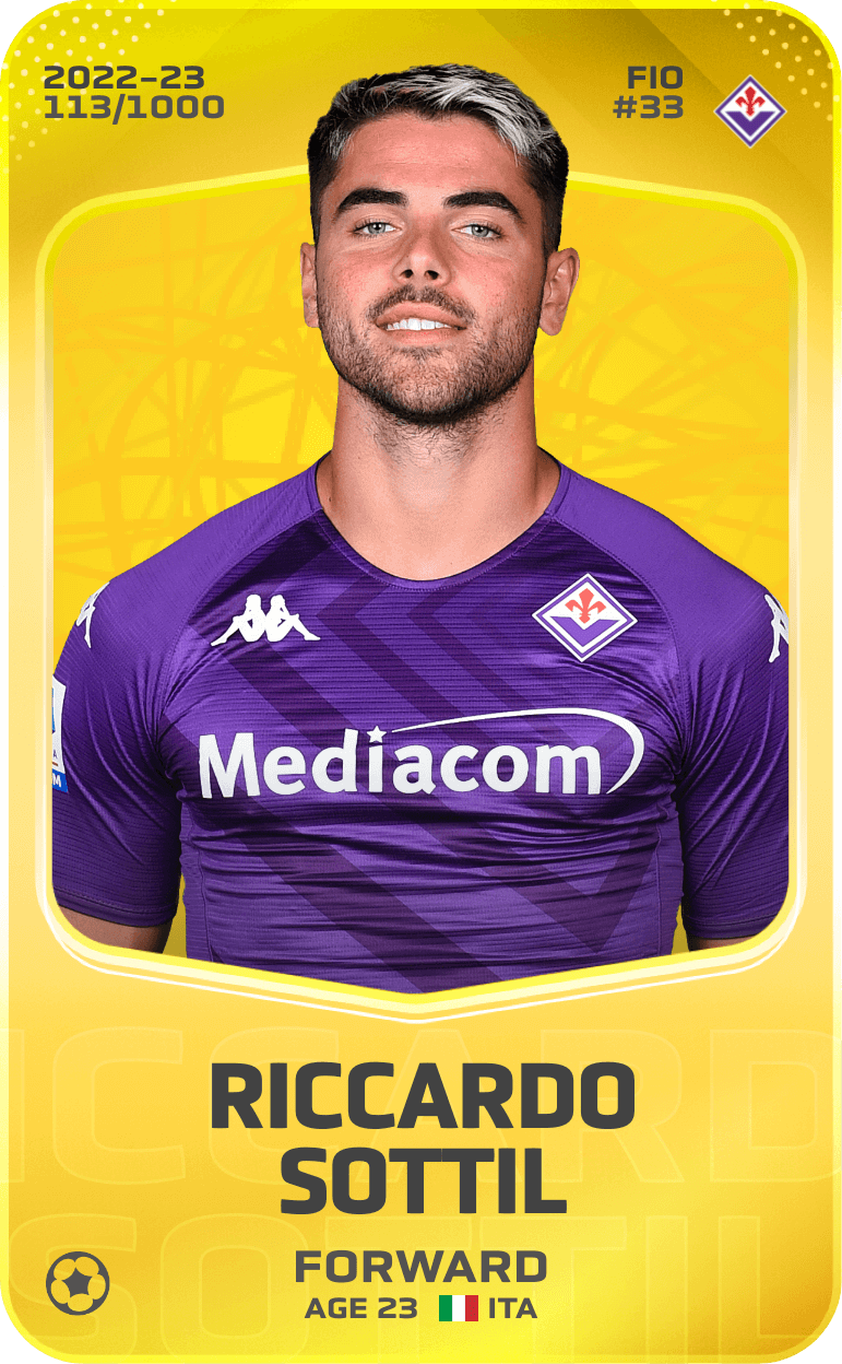 Riccardo Sottil 2022-23 • Limited 113/1000