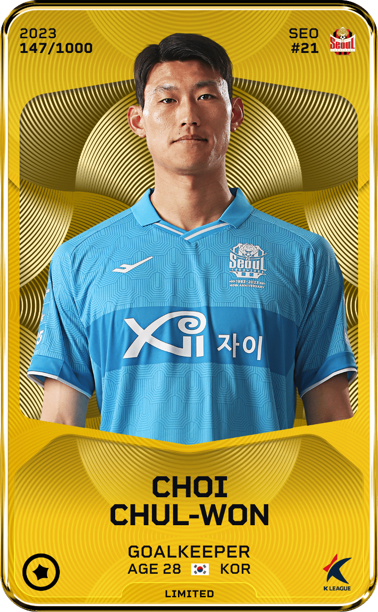 Choi Chul-Won 2023-24 • Limited 147/1000