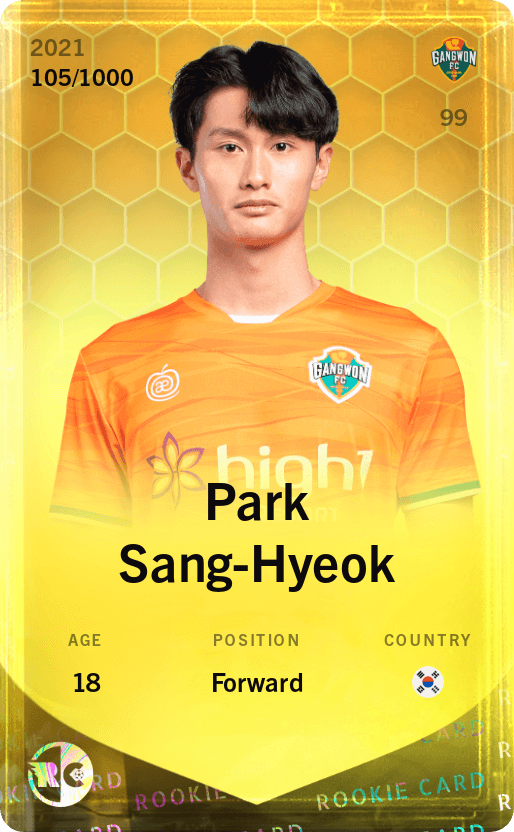 Park Sang-Hyeok 2021-22 • Limited 105/1000
