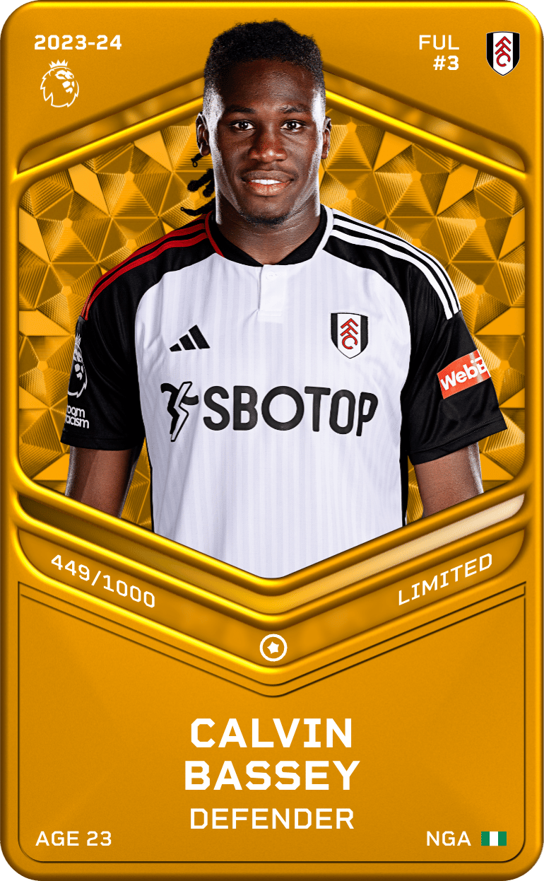 Calvin Bassey 2023-24 • Limited 449/1000