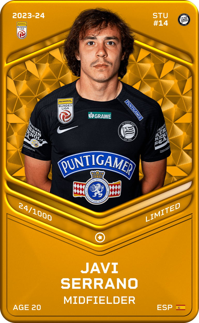 Javi Serrano 2023-24 • Limited 24/1000
