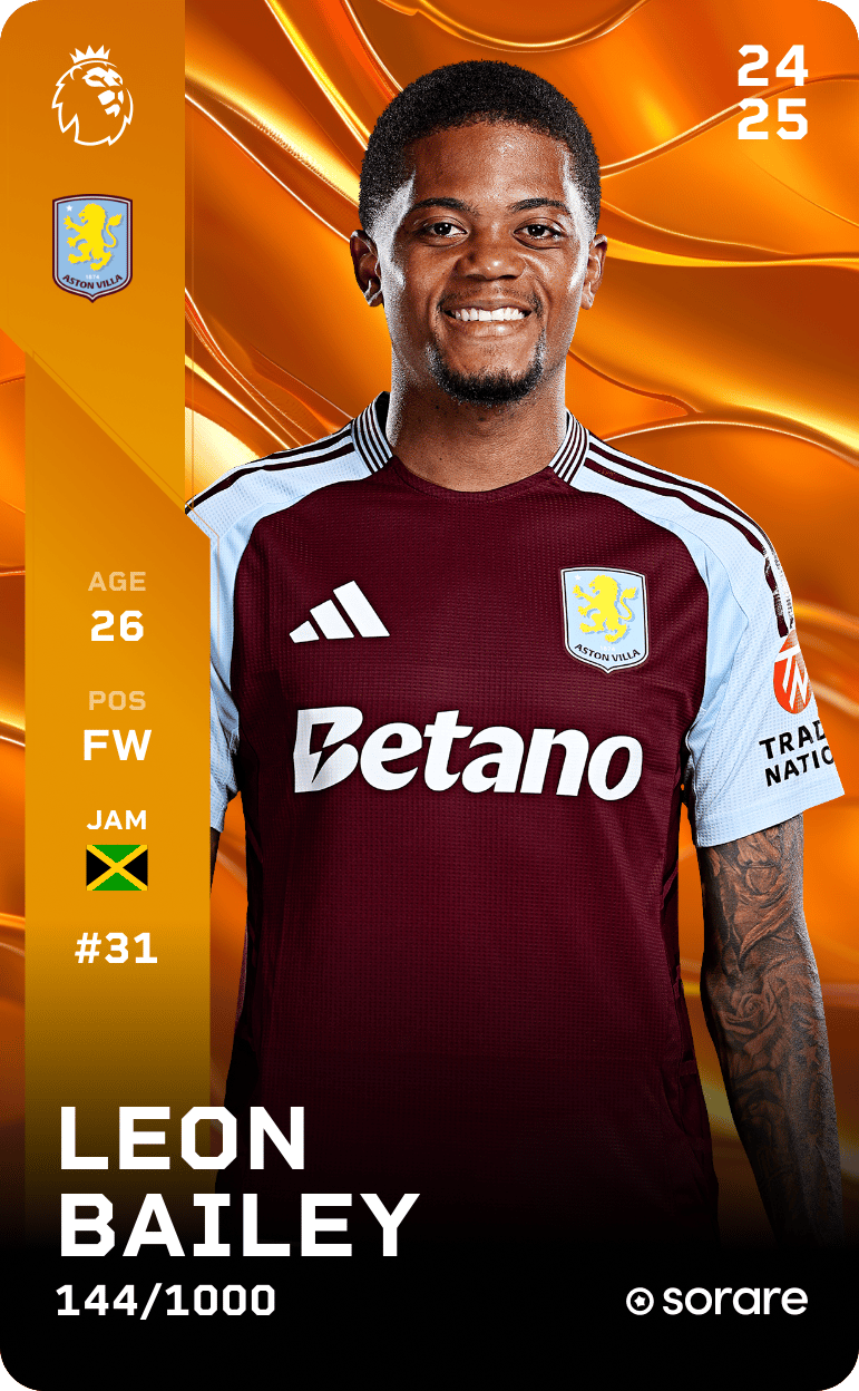 Leon Bailey 2024-25 • Limited 144/1000