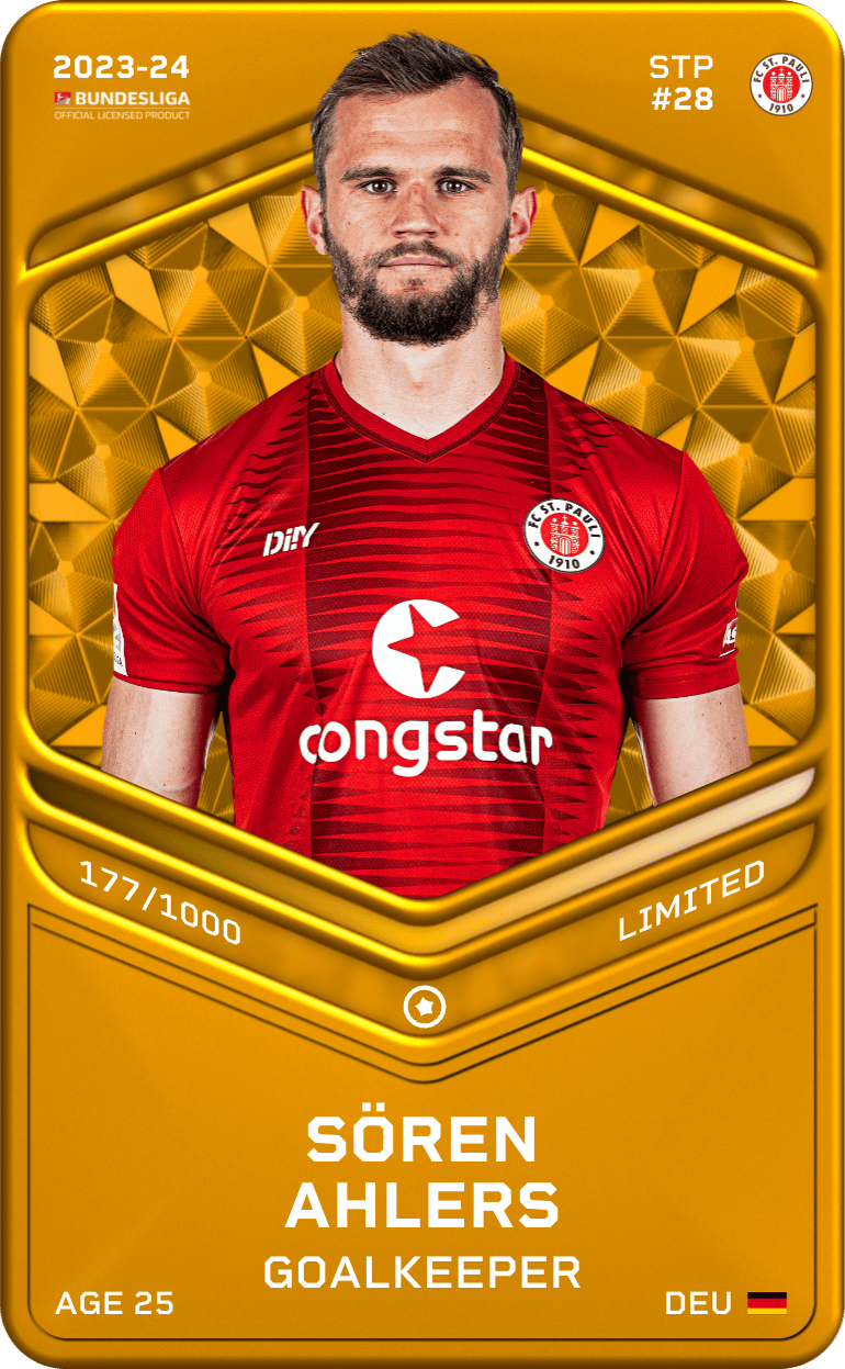 Sören Ahlers 2023-24 • Limited 177/1000