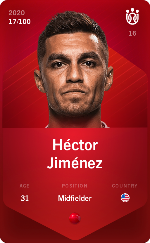 Sorare - Sorare Official - Héctor Jiménez 2020-21 • Rare 17/100 - NFT # 5813025472504855929859611371044153657344832284883001395873730962152400887336