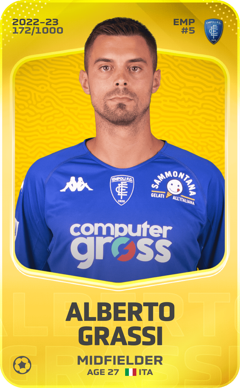 Alberto Grassi 2022-23 • Limited 172/1000
