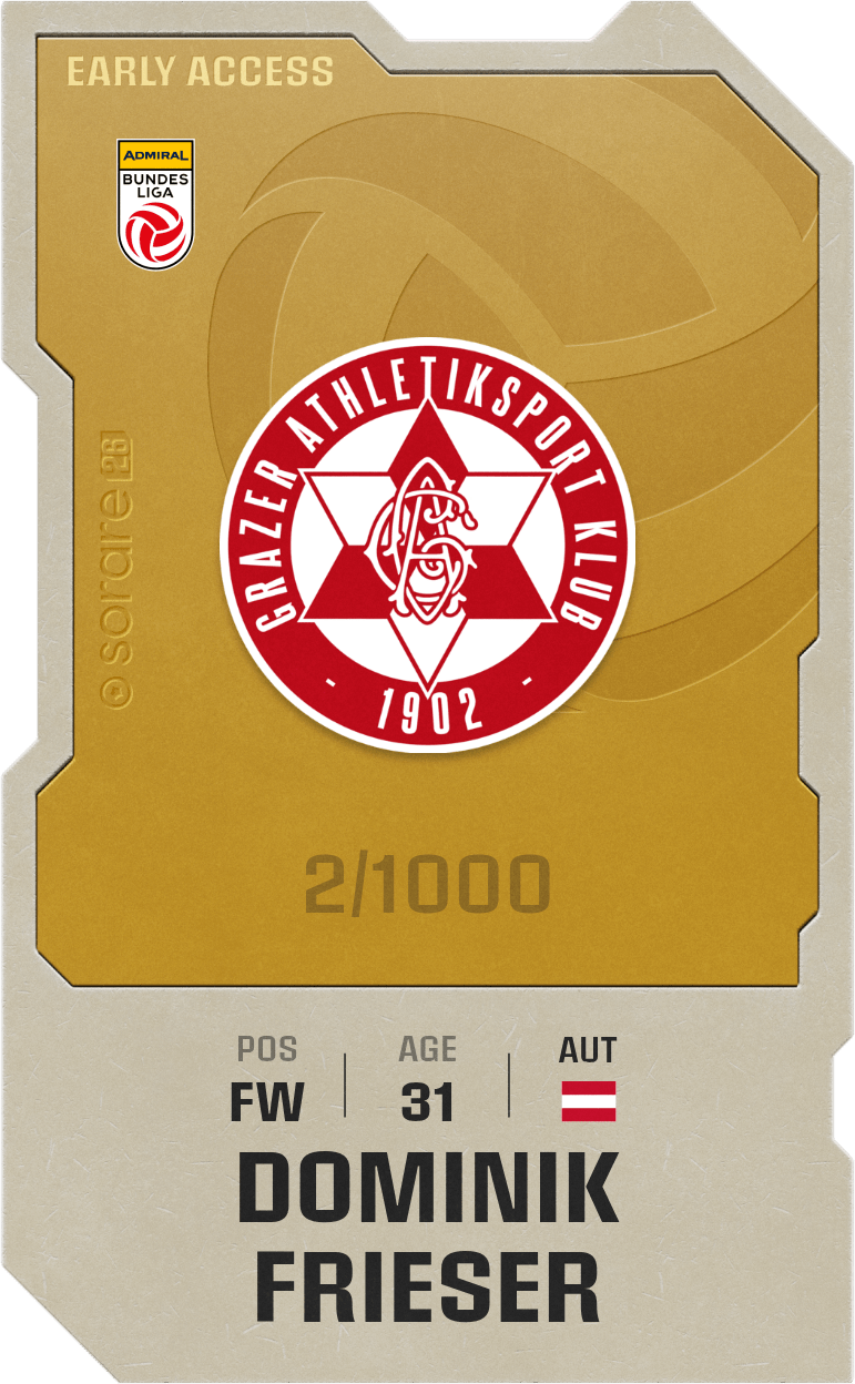 Dominik Frieser 2025-26 • Limited 2/1000