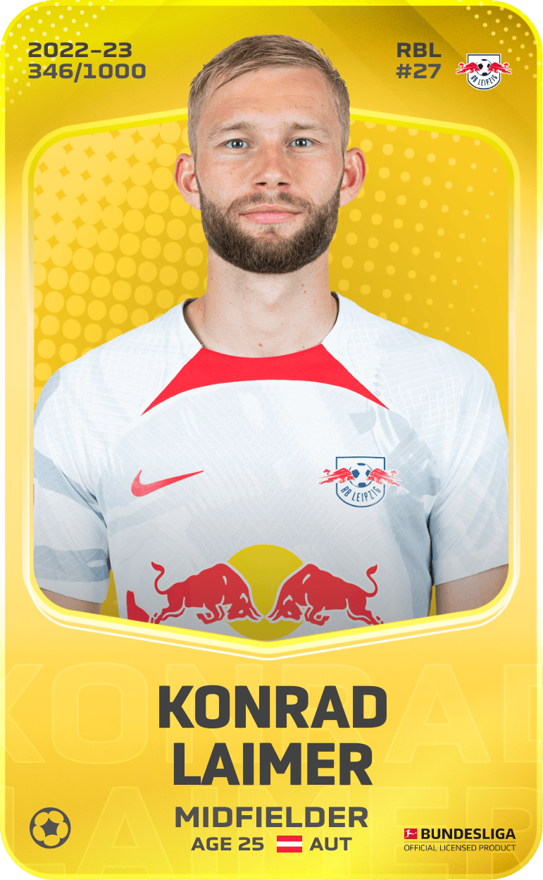 Konrad Laimer 2022-23 • Limited 346/1000