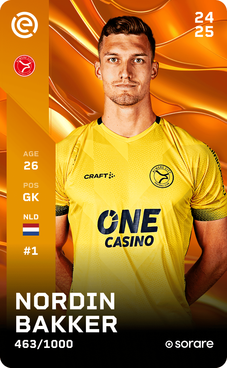 Nordin Bakker 2024-25 • Limited 463/1000