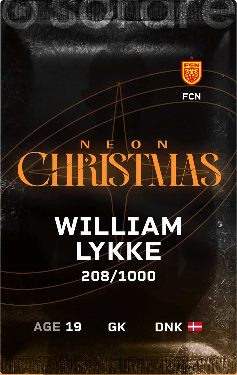 William Lykke 2024-25 • Limited 208/1000