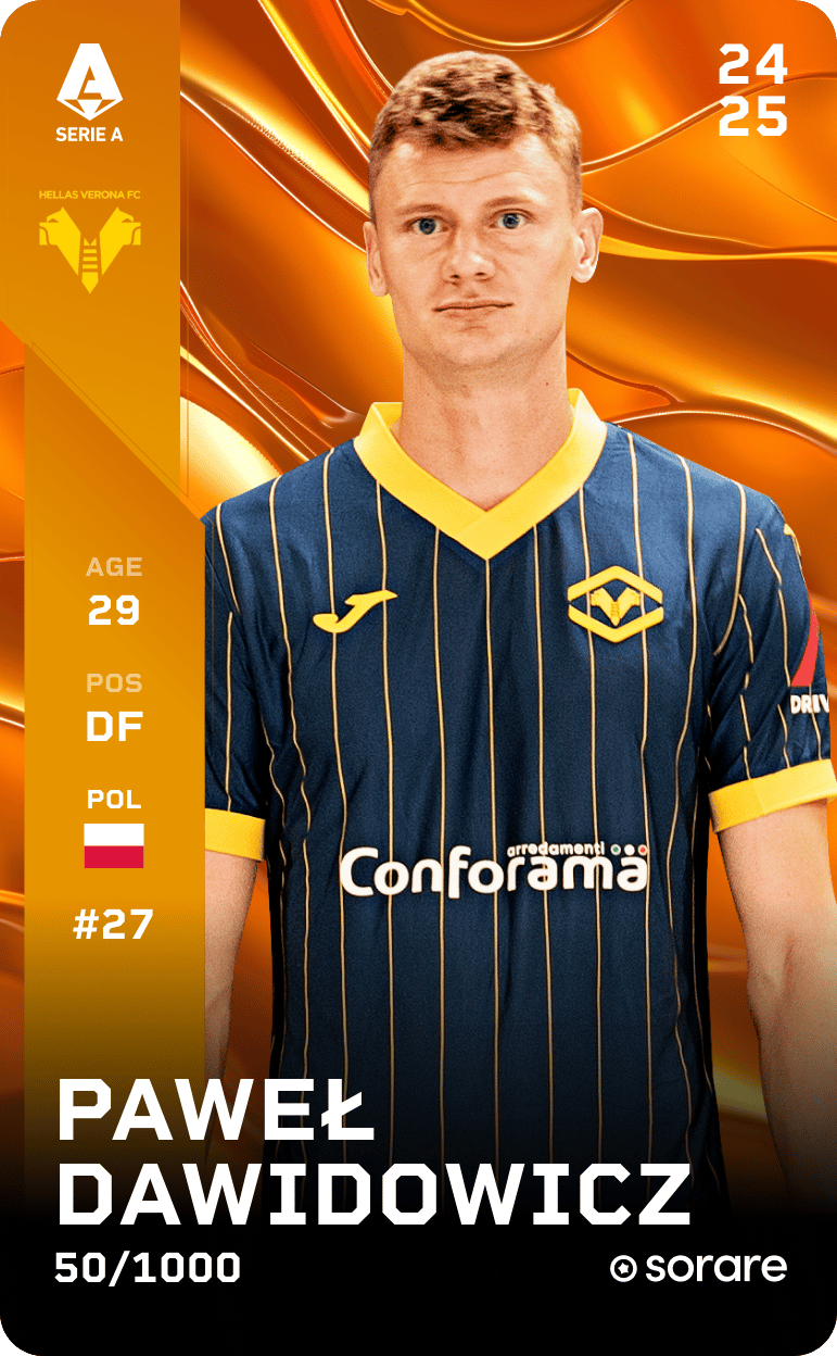 Paweł Dawidowicz 2024-25 • Limited 50/1000
