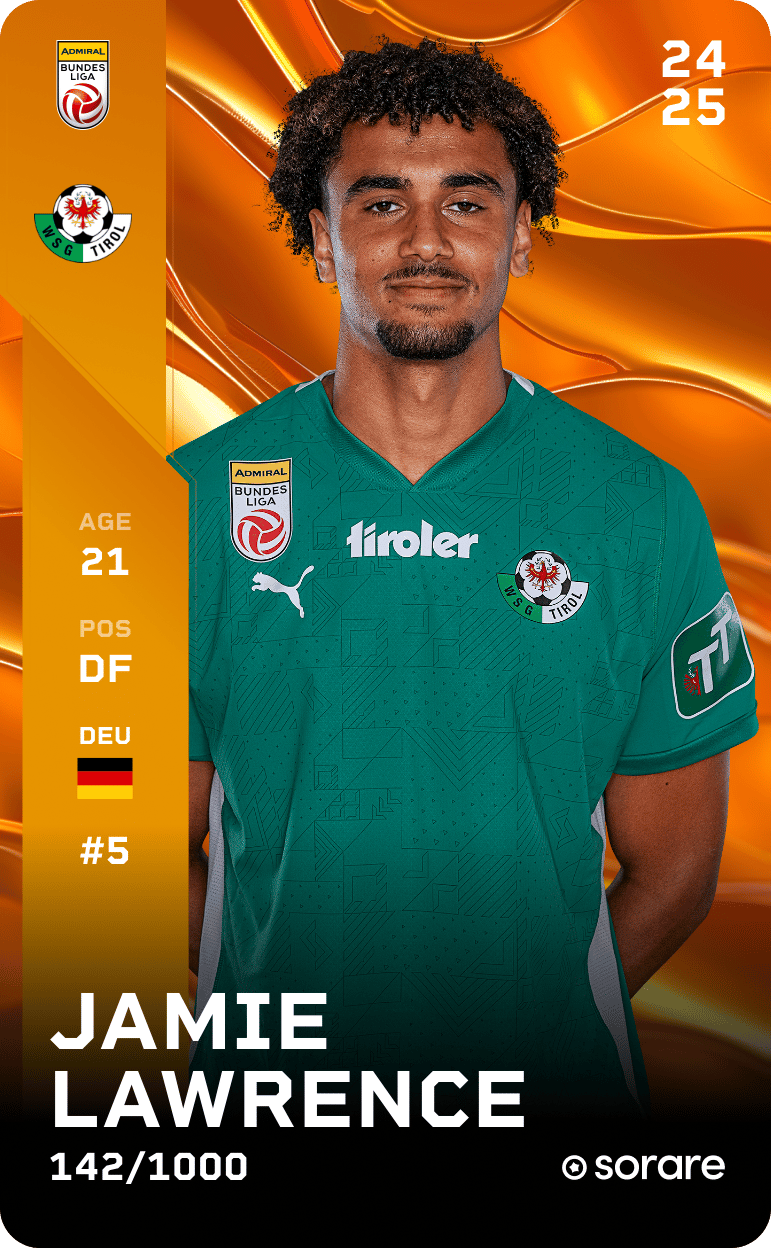 Jamie Lawrence 2024-25 • Limited 142/1000