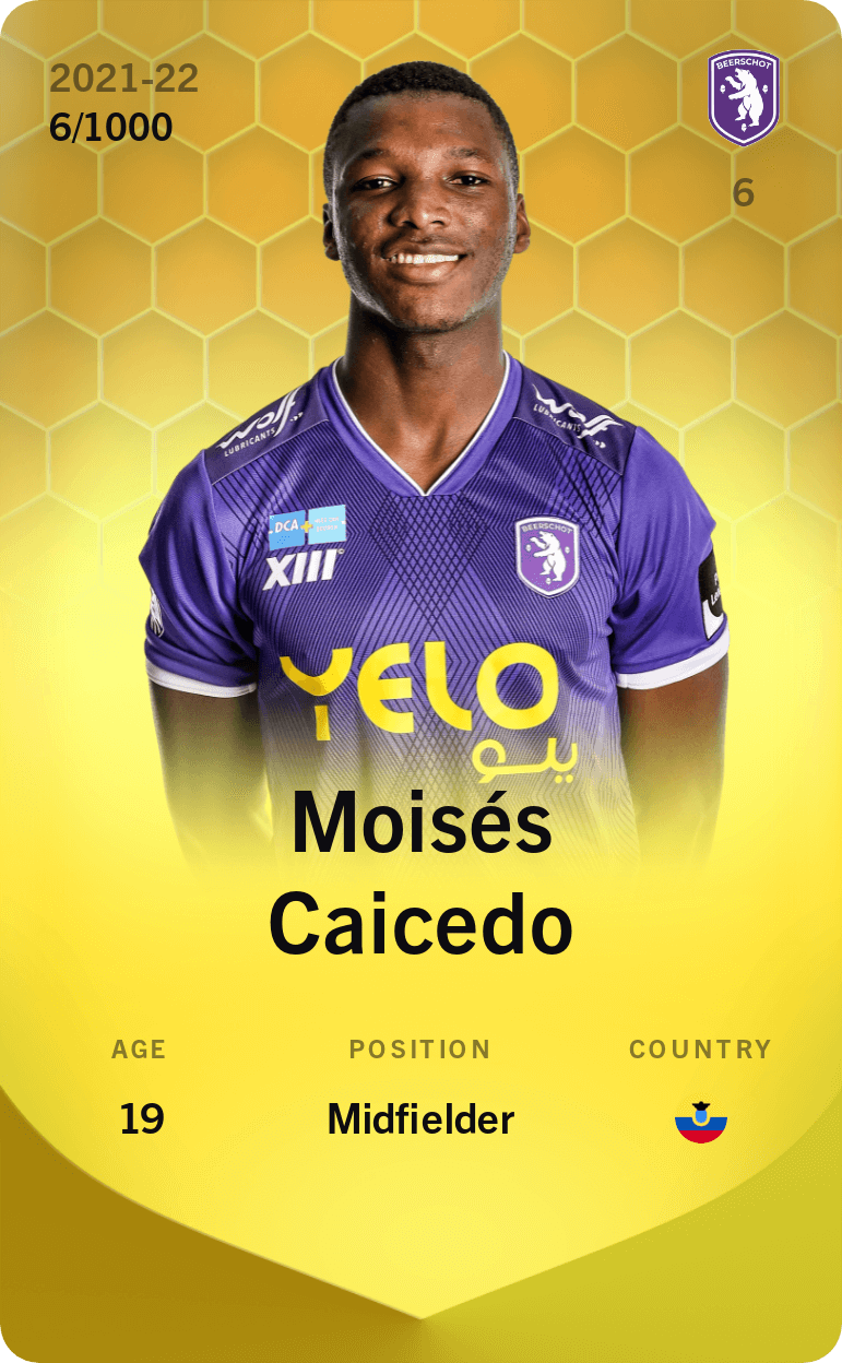 Moisés Caicedo 2021-22 • Limited 6/1000