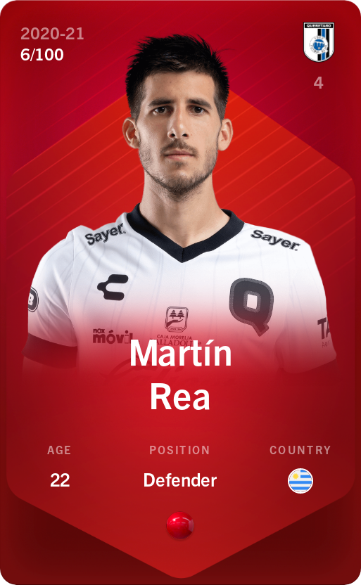 Sorare - Sorare Official - Martín Rea 2020-21 • Rare 6/100 - NFT # 18454810529507469183439019322391364444601351988833196807523191488867260815539