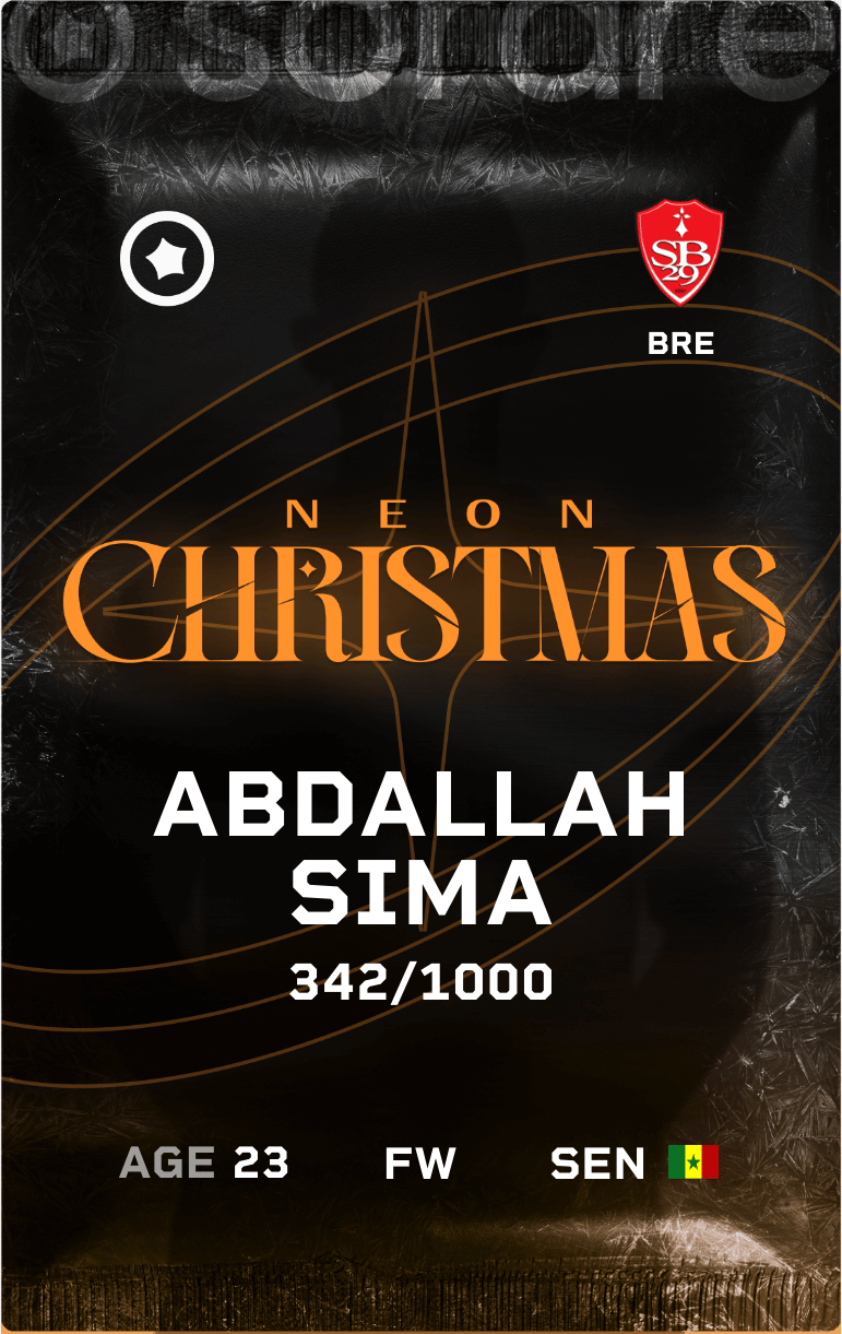 Abdallah Sima 2024-25 • Limited 342/1000