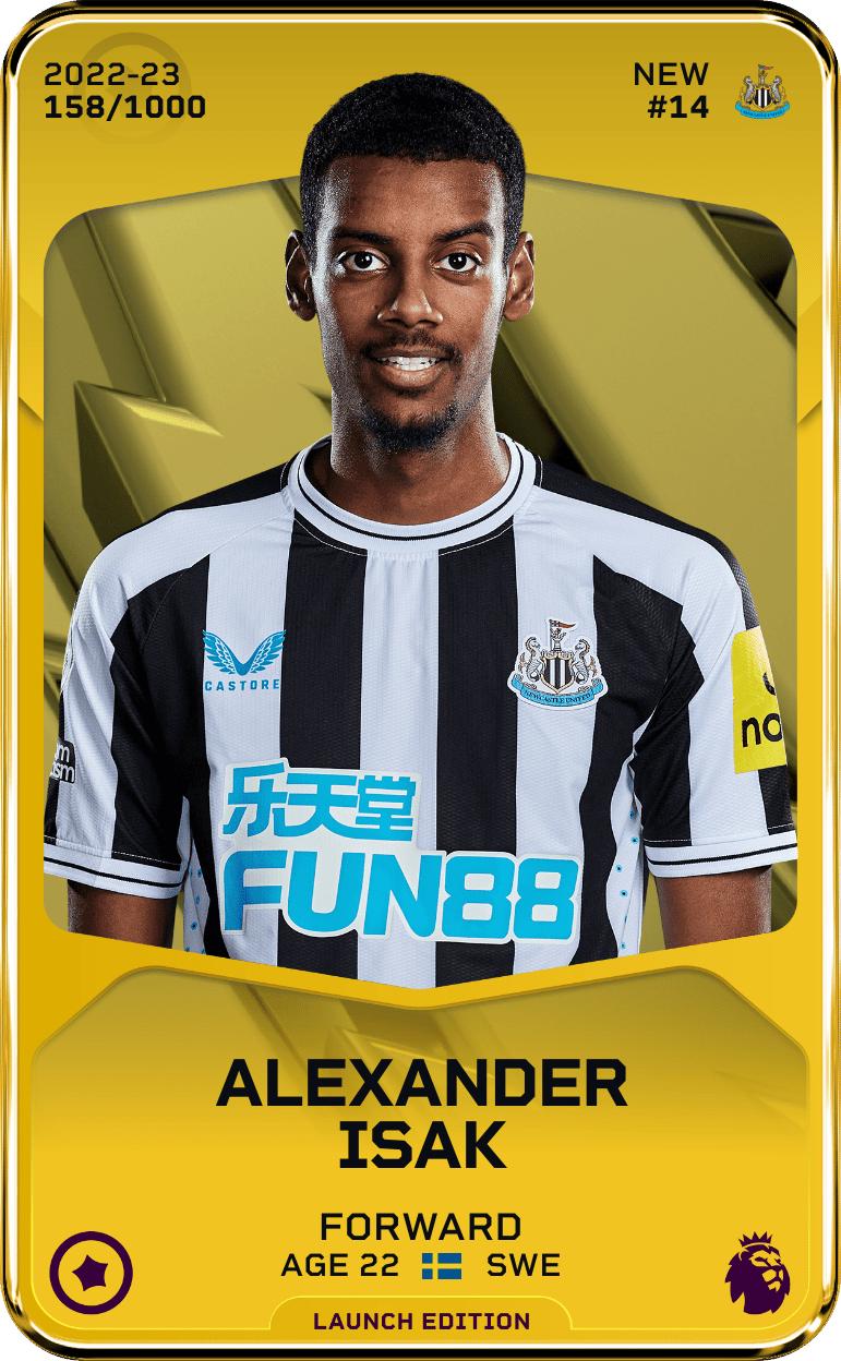 Alexander Isak 2022-23 • Limited 158/1000