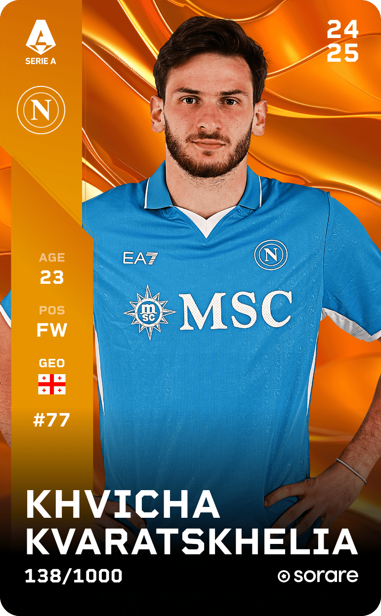 Khvicha Kvaratskhelia 2024-25 • Limited 138/1000