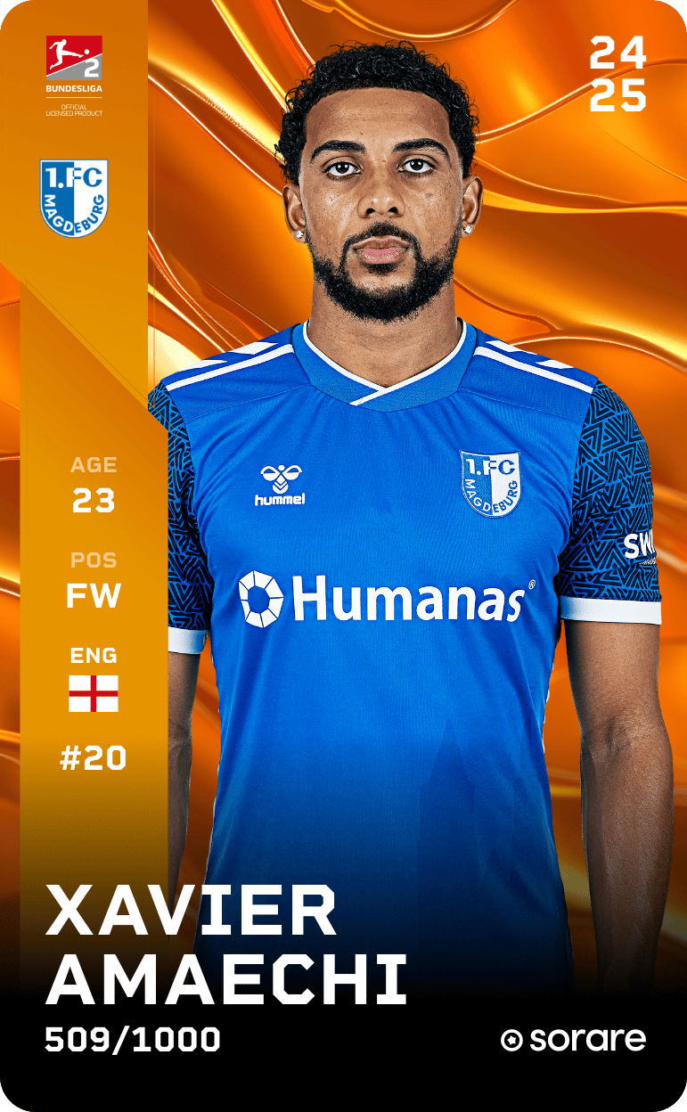 Xavier Amaechi 2024-25 • Limited 509/1000
