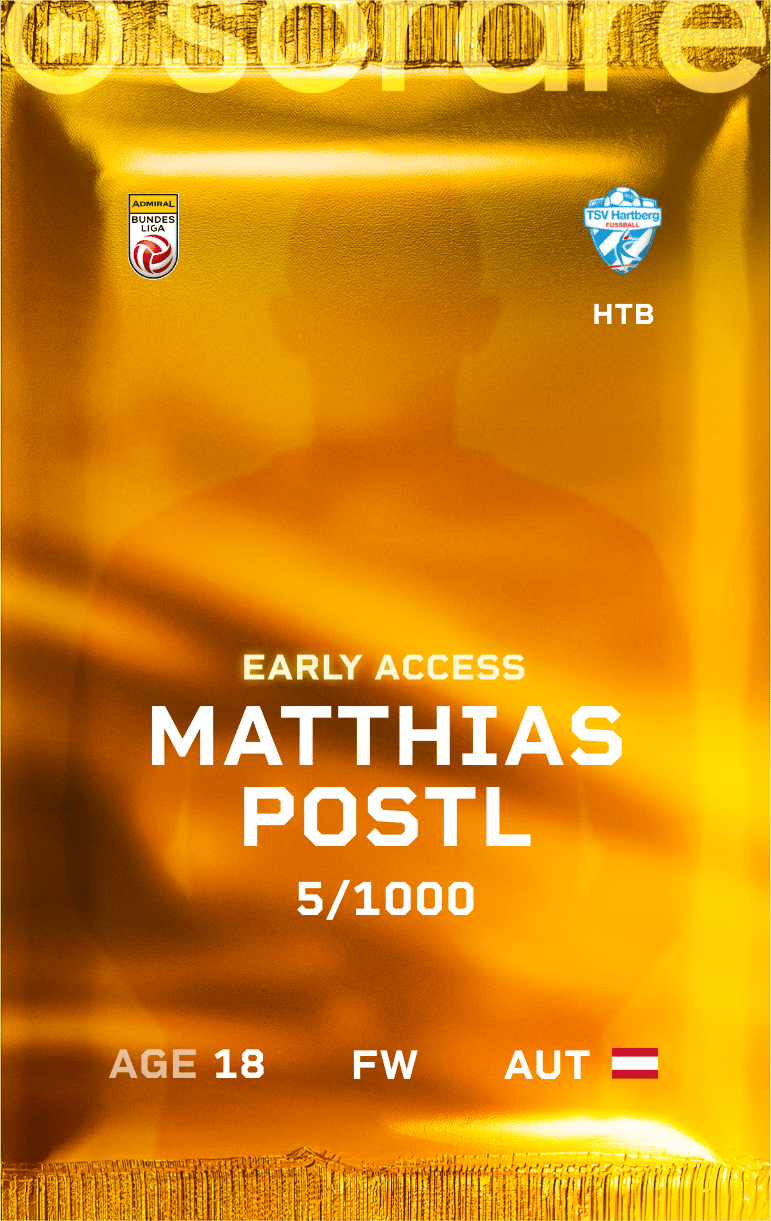Matthias Postl 2024-25 • Limited 5/1000