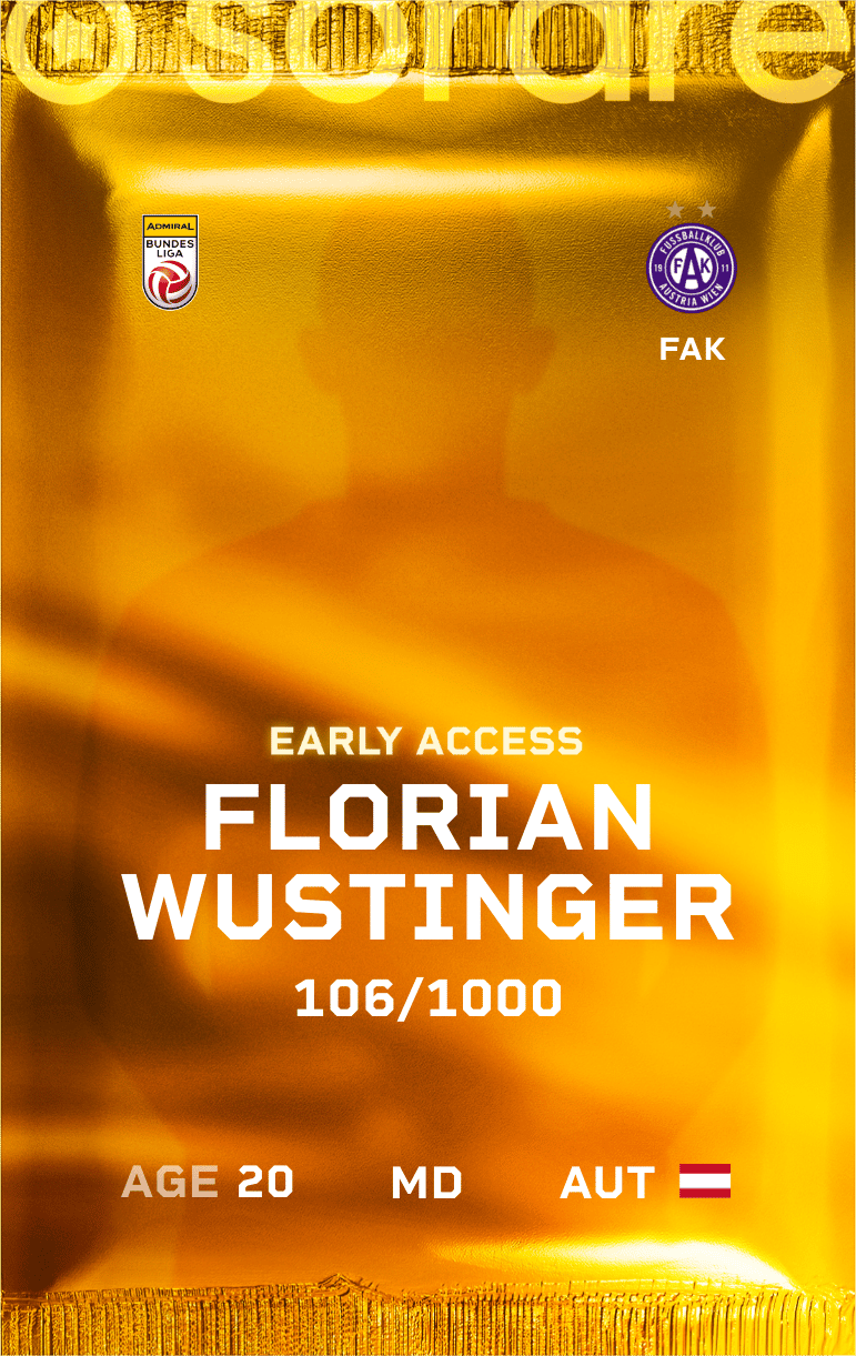 Florian Wustinger 2024-25 • Limited 106/1000