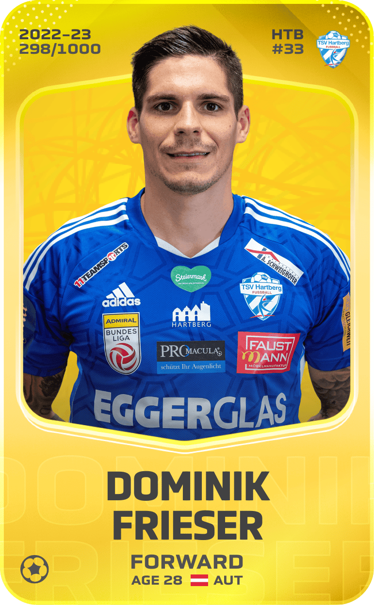 Dominik Frieser 2022-23 • Limited 298/1000