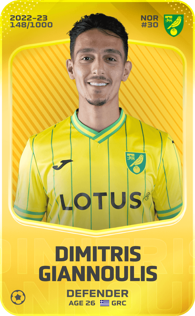 Dimitris Giannoulis 2022-23 • Limited 148/1000
