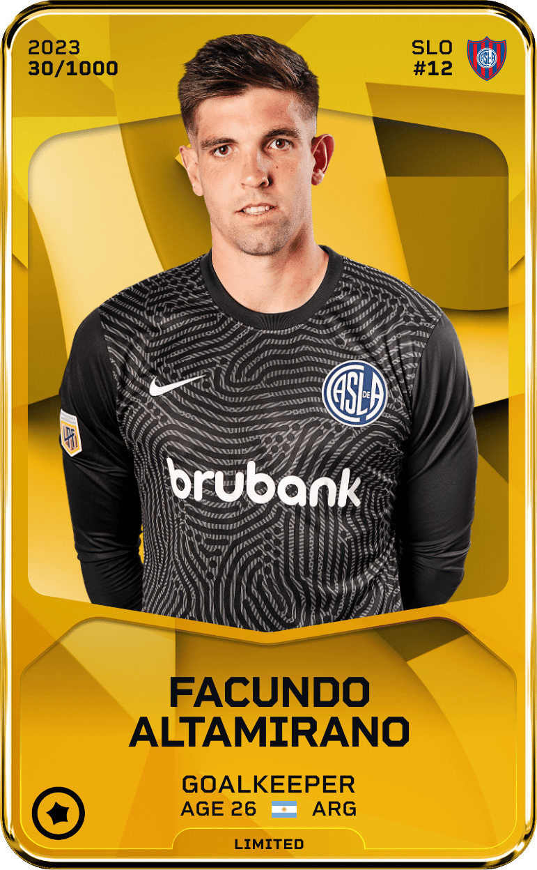 Facundo Altamirano 2023-24 • Limited 30/1000
