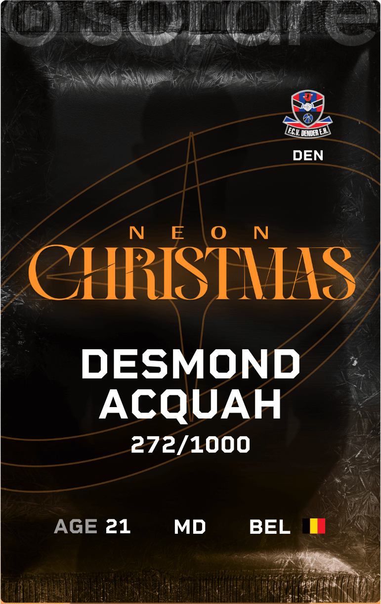 Desmond Acquah 2024-25 • Limited 272/1000