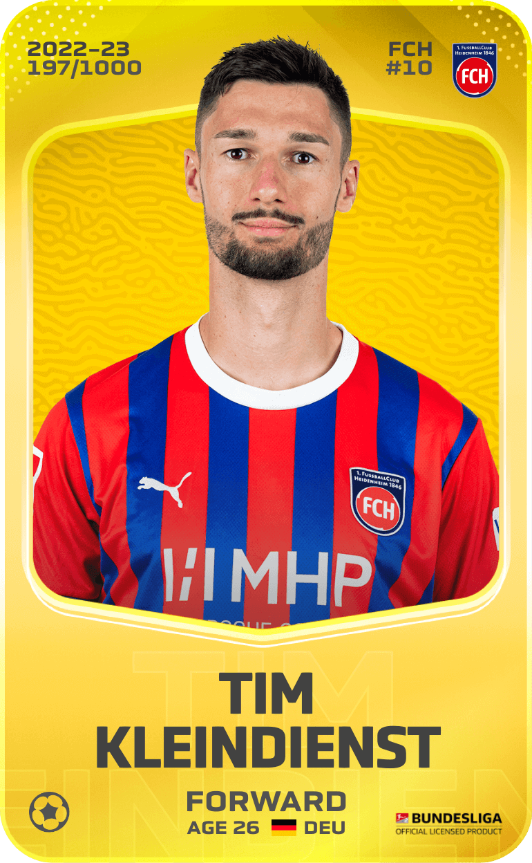 Tim Kleindienst 2022-23 • Limited 197/1000