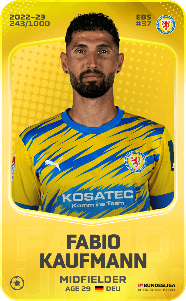 Fabio Kaufmann 2022-23 • Limited 243/1000