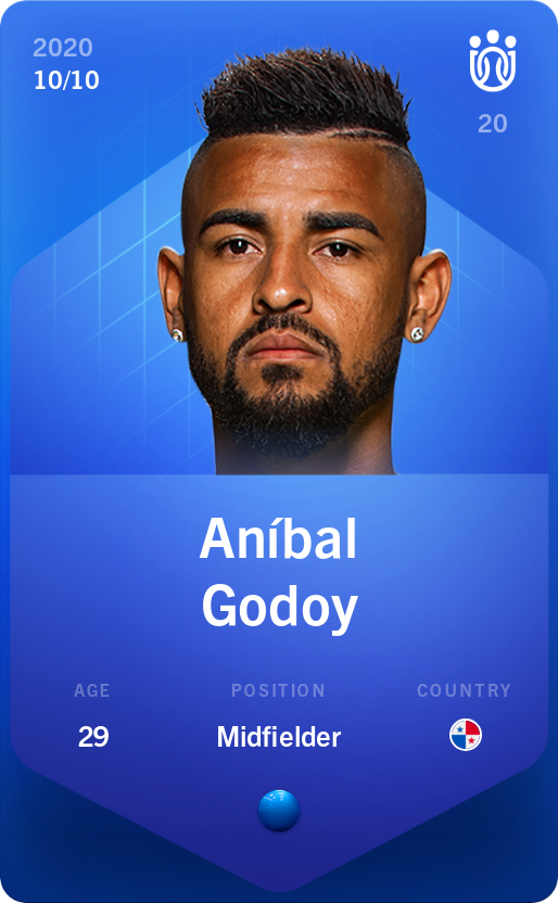 Sorare - Sorare Official - Aníbal Godoy 2020-21 • Super Rare 10/10 - NFT # 11237695614005119967149861246332506862028074212699949979520045455066260824658