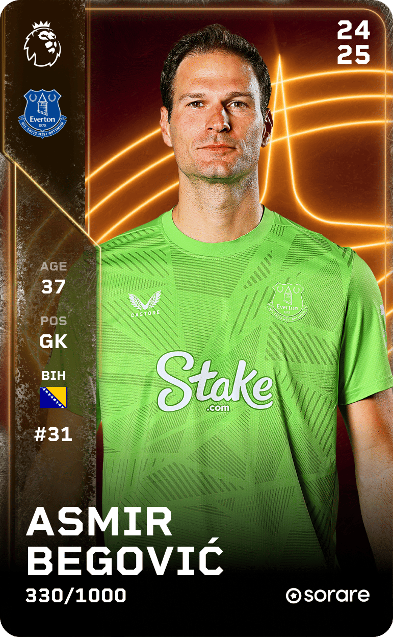 Asmir Begović 2024-25 • Limited 330/1000