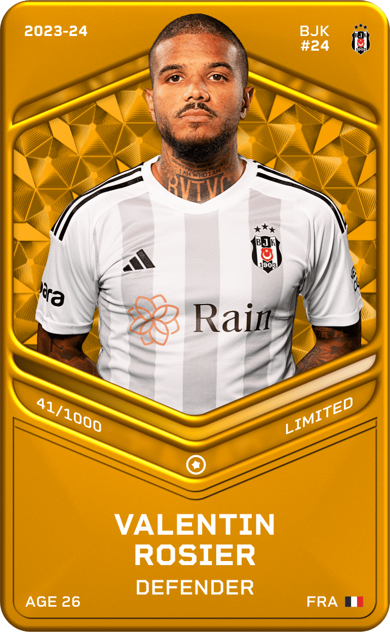 Valentin Rosier 2023-24 • Limited 41/1000