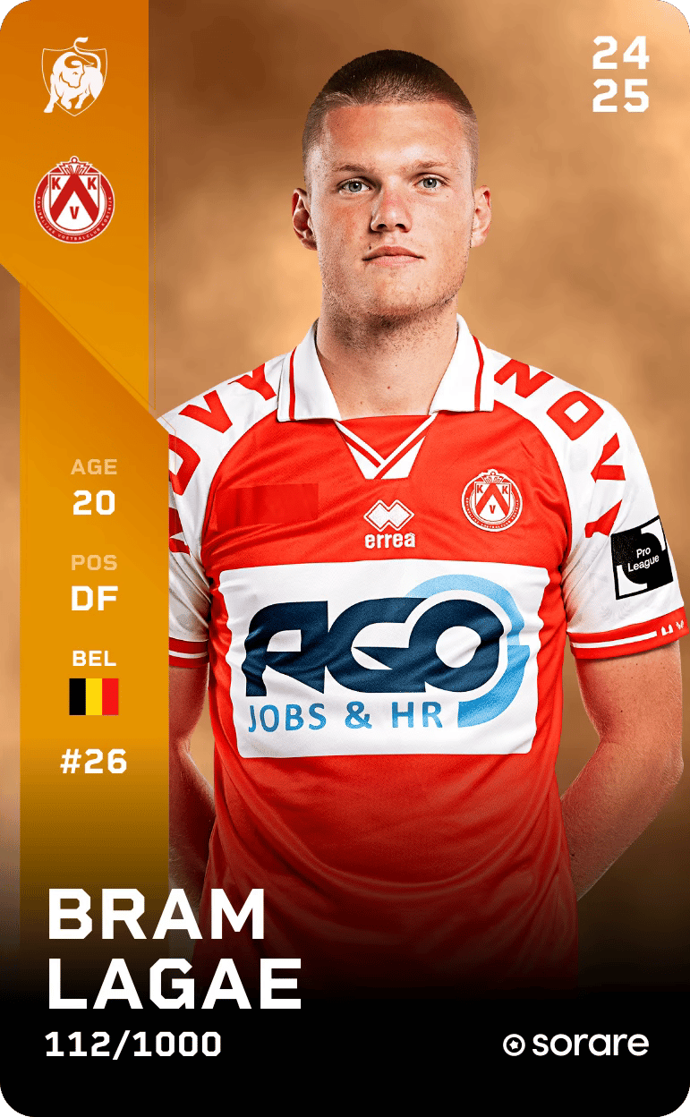 Bram Lagae 2024-25 • Limited 112/1000