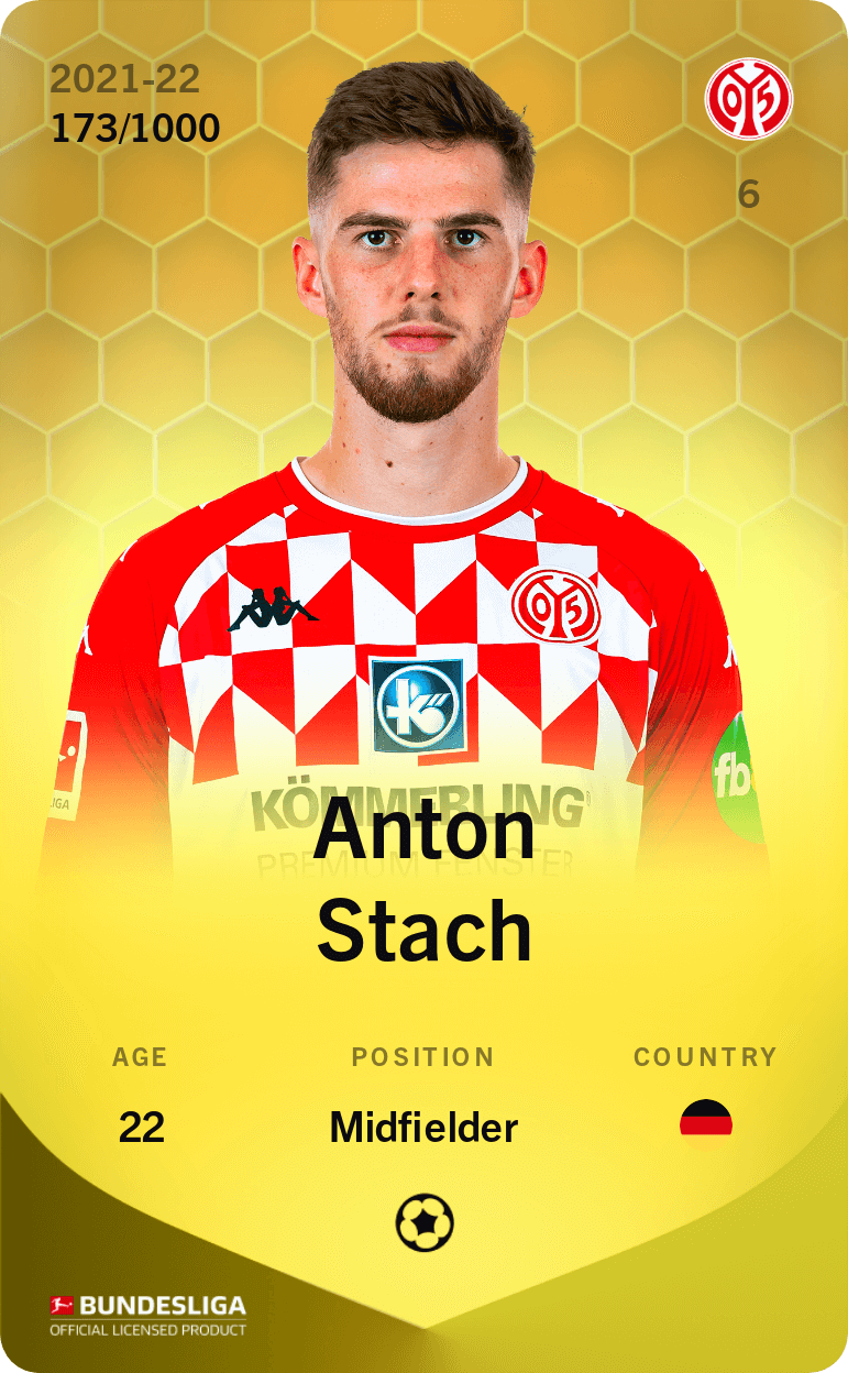 Anton Stach 2021-22 • Limited 173/1000