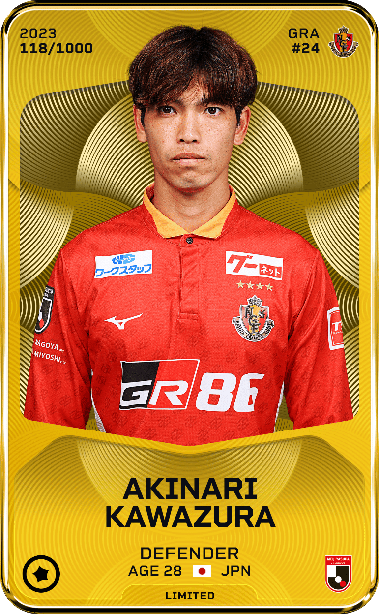 Akinari Kawazura 2023-24 • Limited 118/1000